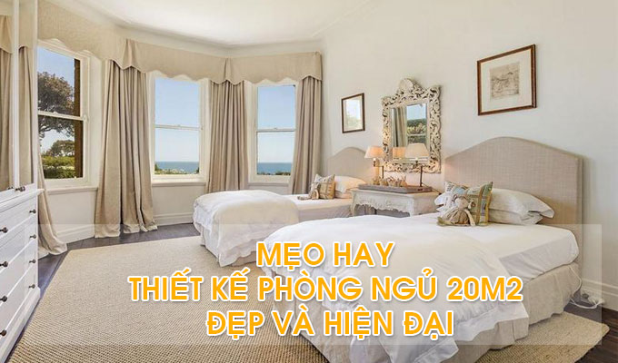 Phòng ngủ có đẹp hay không, rộng rãi thoải mái hay không là dựa vào việc chọn nội thất cũng như là cách bày trí căn phòng. Để có thể bày trí căn phòng một cách thông mình và sáng tạo, thì bạn có thể tham khảo những mẹo hay thiết kế phòng ngủ 20m2 đẹp và hiện đại để có thể thoái mái đi vào giấc ngủ.