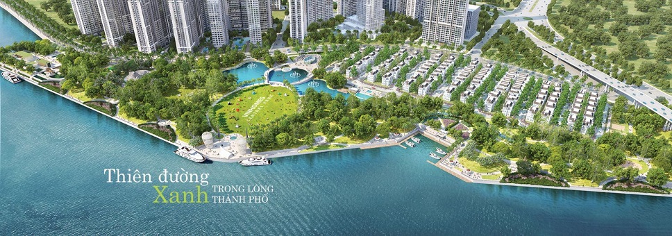 không gian xanh dự án vinhomes